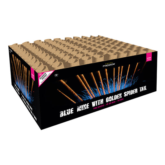 Blue mine with golden Spider Trail