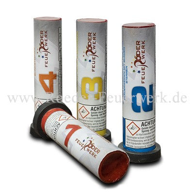 Mega Shot Bombenrohr 4er-Set